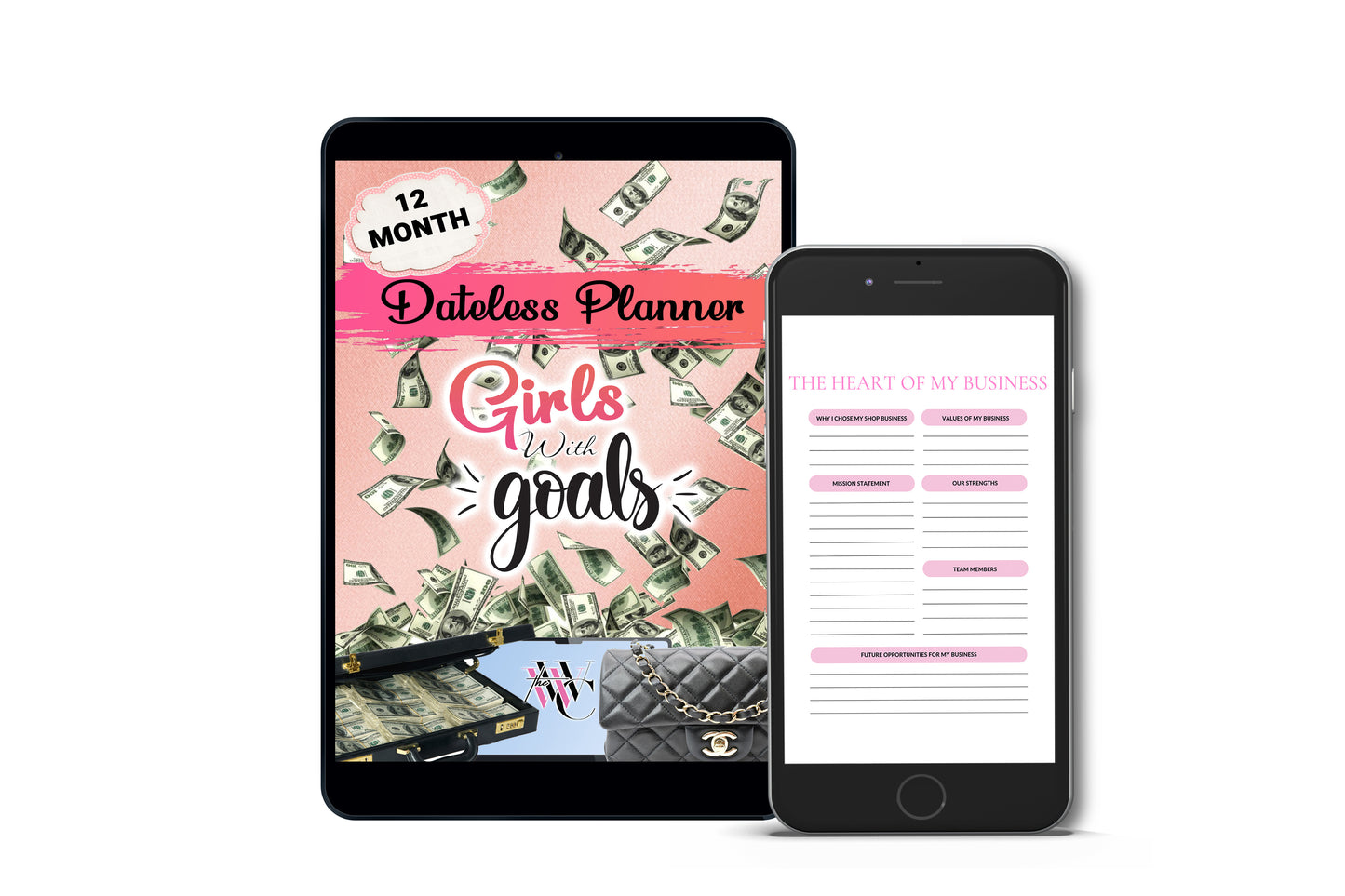 Wealthy Women's Club Planner  [Digital Planner]