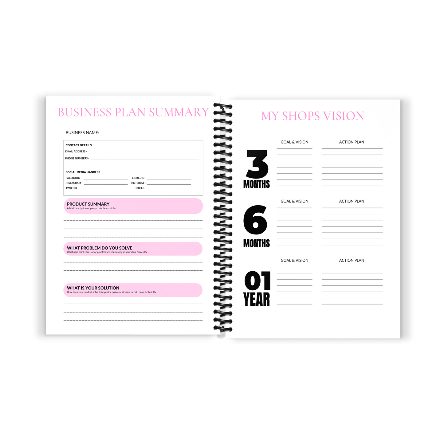 Girls With Goals Planner [Physical Planner]