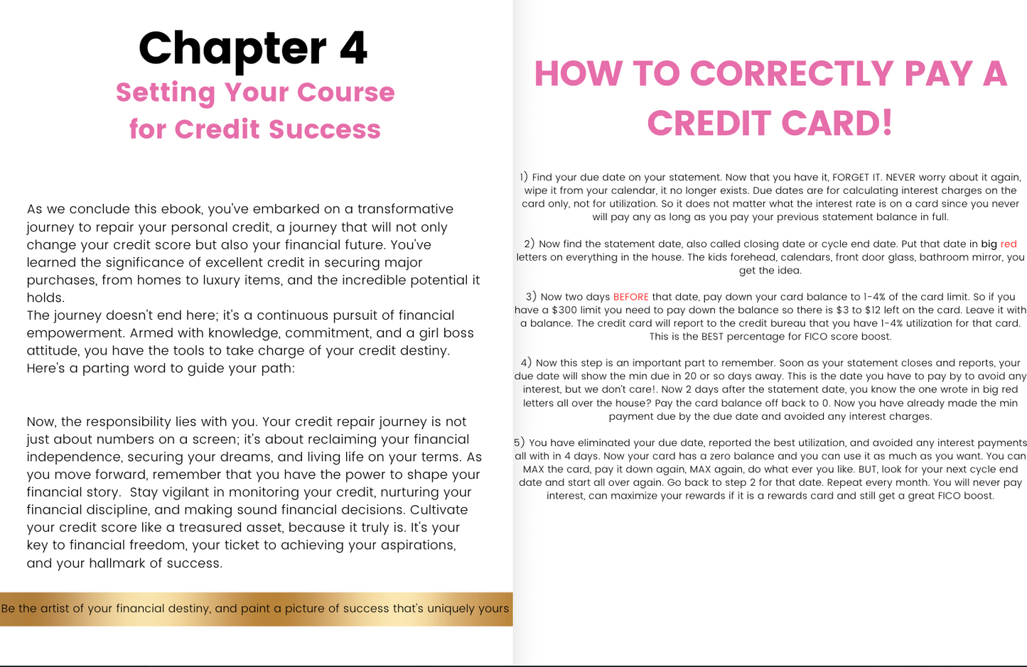 Achieving & Maintaining Good Credit